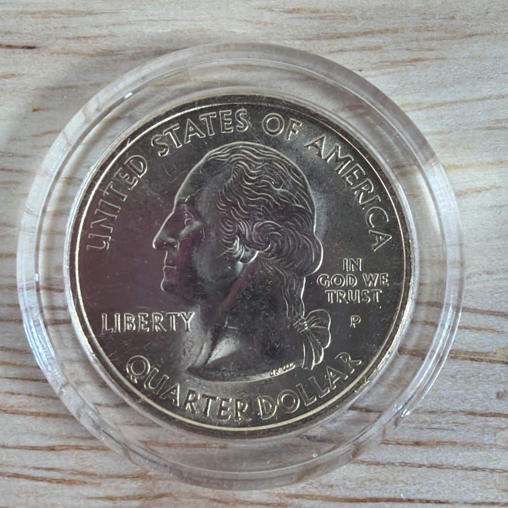 2000 P New Hampshire Proof State Quarter Commemorative Gallery GOLD Mountain SCI